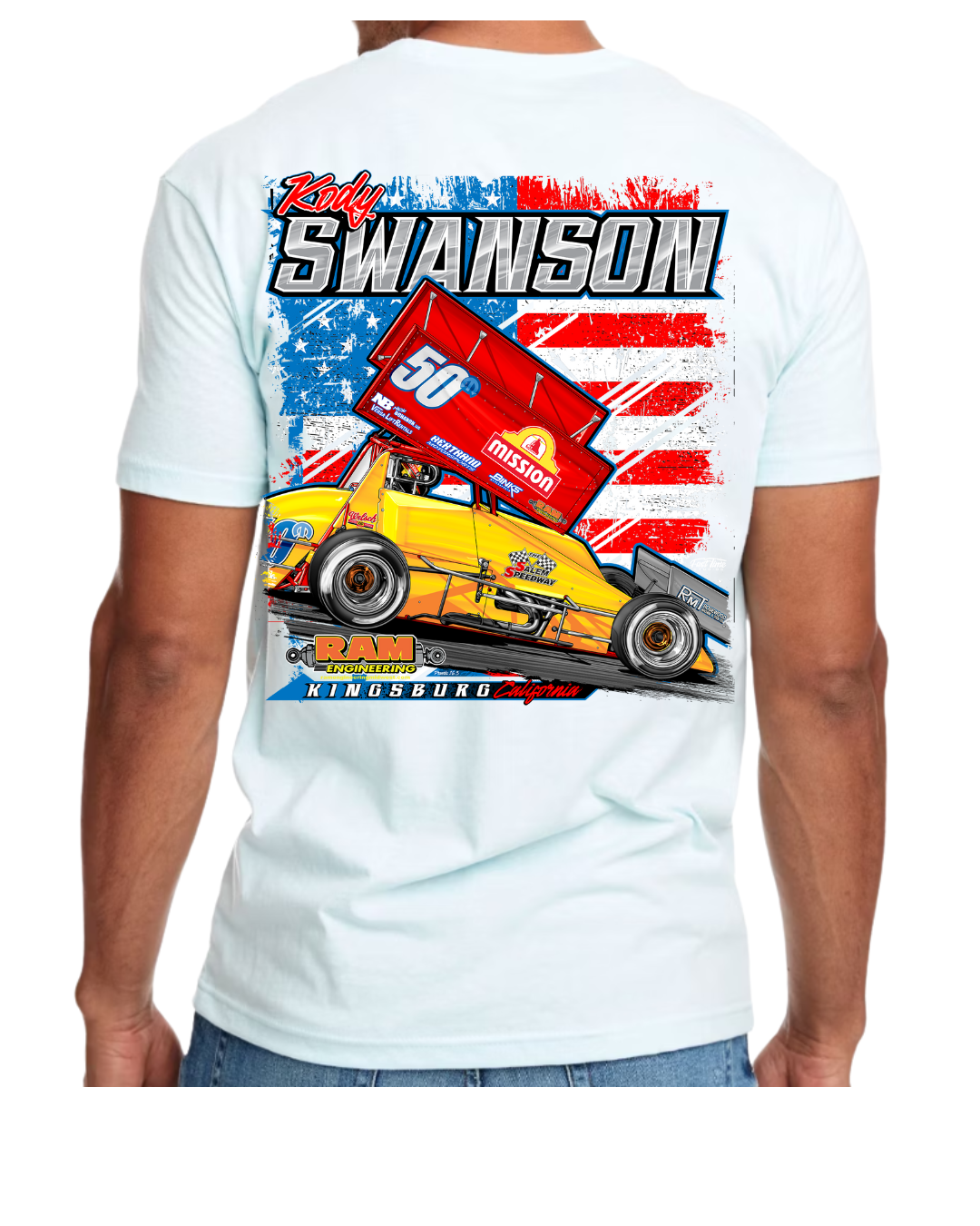 4 - Tee Shirts - Sprint Cars & Freedom!