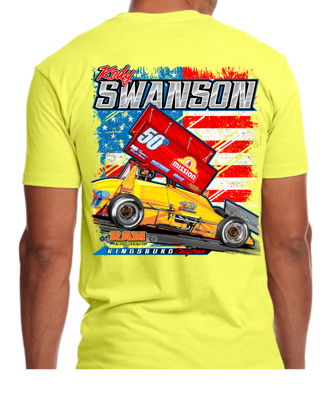 4 - Tee Shirts - Sprint Cars & Freedom!