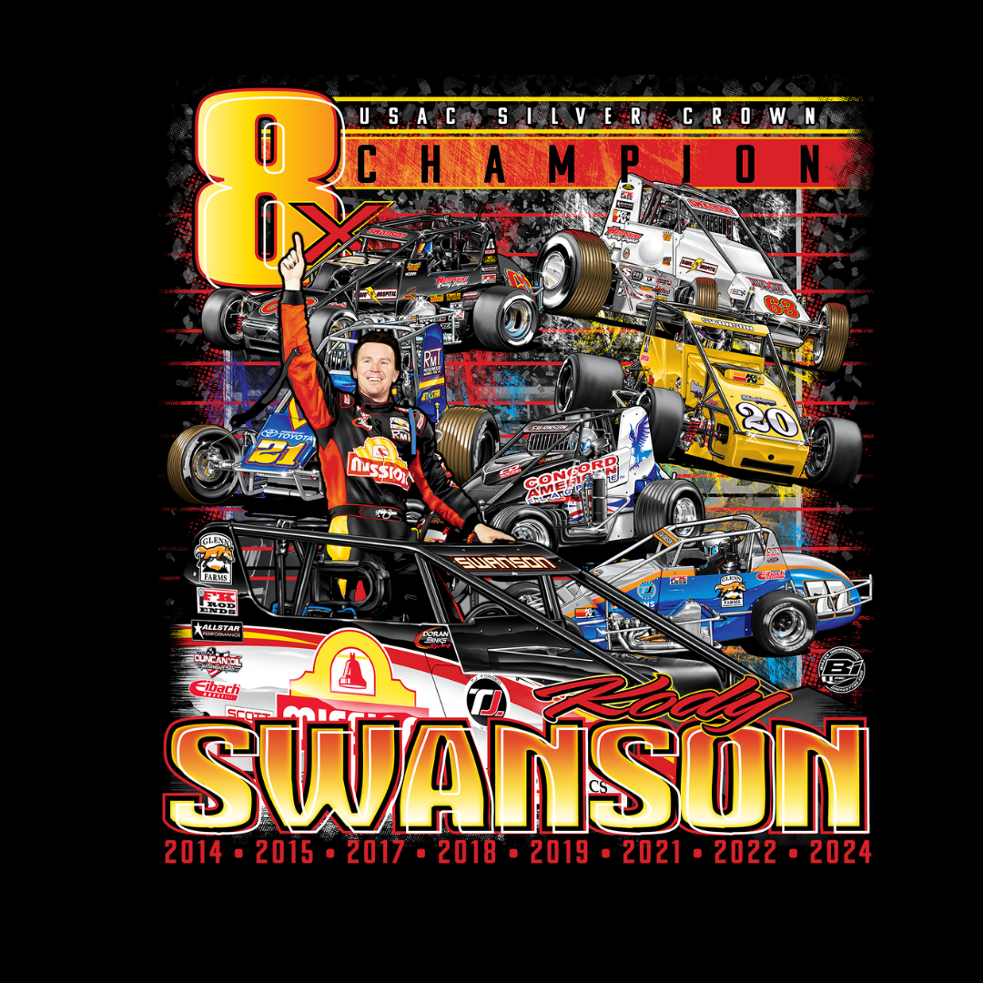 1 - ADULT - 8x Silver Crown Champion Tee