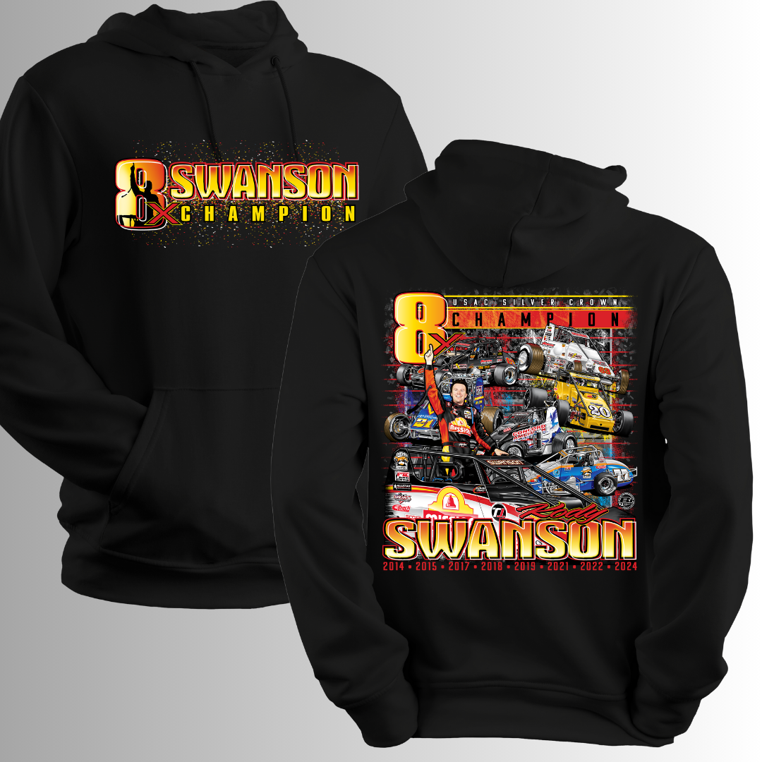 NEW - 8x Silver Crown Champion Hoodie