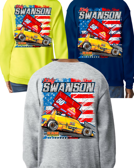 4C - Crewneck - Sprint Cars & Freedom!