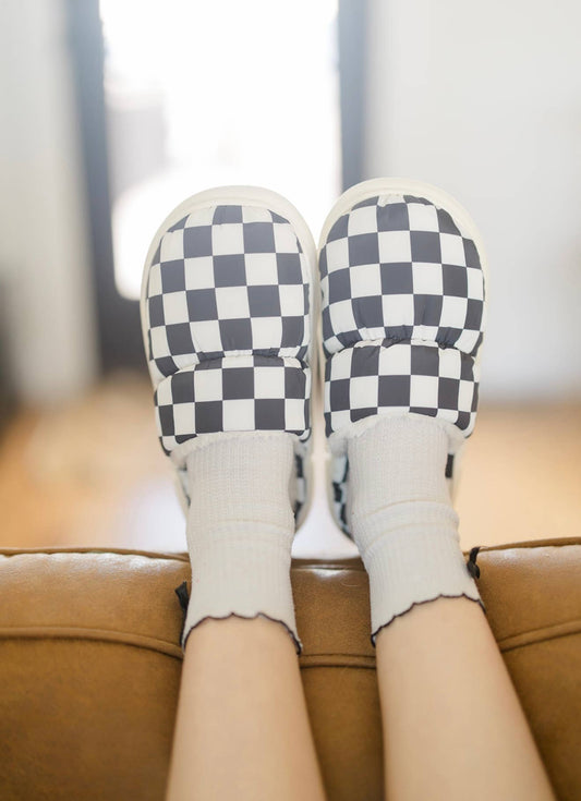 Checkered Slippers