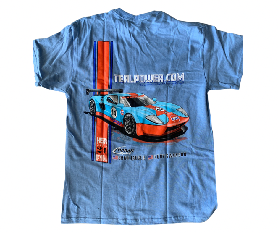 Ford GT Gulf - Daytona Classic 24 Hour - Light Blue Tee